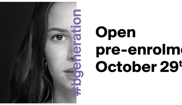 Pre-enrolment opened from 29th October for 2020-2021 courses