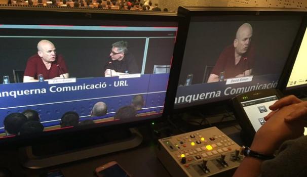 David Simon i David Trueba a Blanquerna