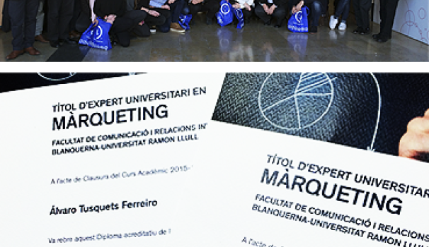 Cloenda oficial del «Curs d’Expert Universitari en Màrqueting 2015»