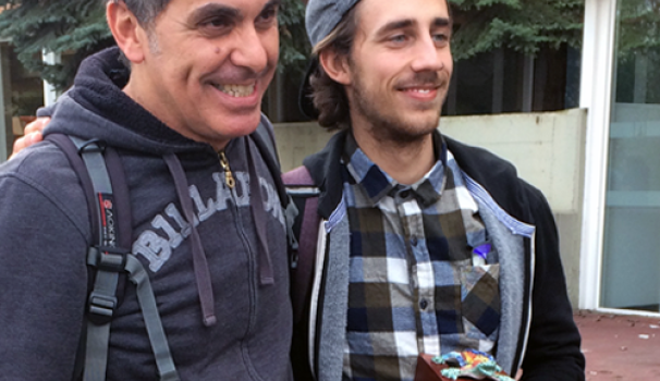 El estudiante Jorge Ratia, ganador de un Drac de Bronze del Drac Novell Internacional 2016