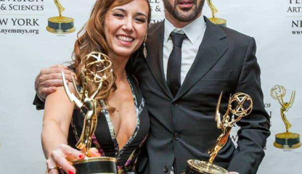 Los exalumnos Andrea Marroquin y Pablo Bujosa, galardonados en los NY Emmy Awards