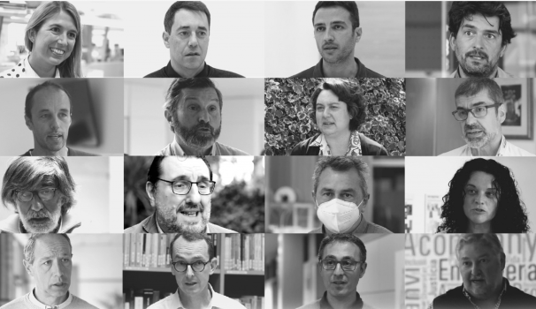 La URL presenta el projecte Aula COVID
