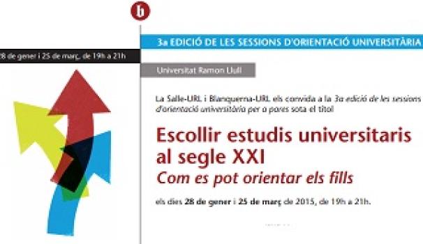 3a edición de las 'Sesiones de orientación universitaria'