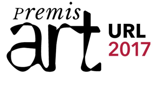 Students Elena Mateos and Jorge Ratia, at the ART-URL 2017 Awards