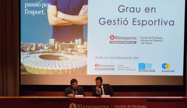 Presentación oficial del grado en Gestión Deportiva, único en Cataluña