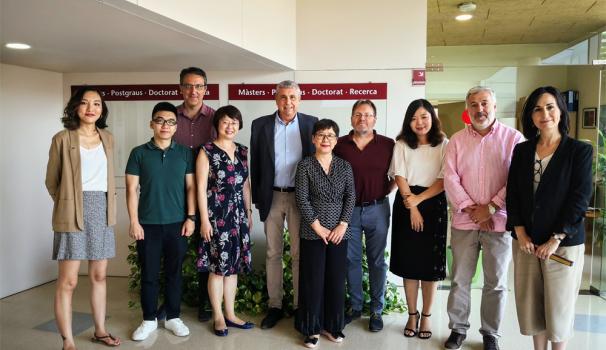 New meeting with the Sichuan International Studies University