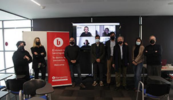 Primera reunió de la junta de govern de l'Associació Empresarial de Publicitat a la Facultat
